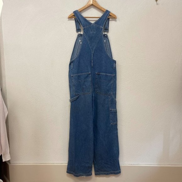 Vintage Calvin Klein Denim Bib Overalls Sz M - Picture 7 of 10